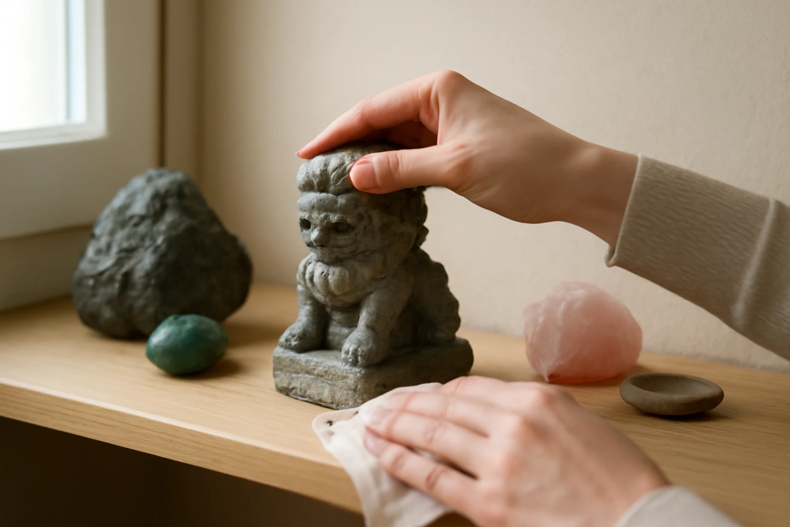 Đồ trưng bày và việc lau dọn: chọn món mà bạn thật sự chăm nổi
